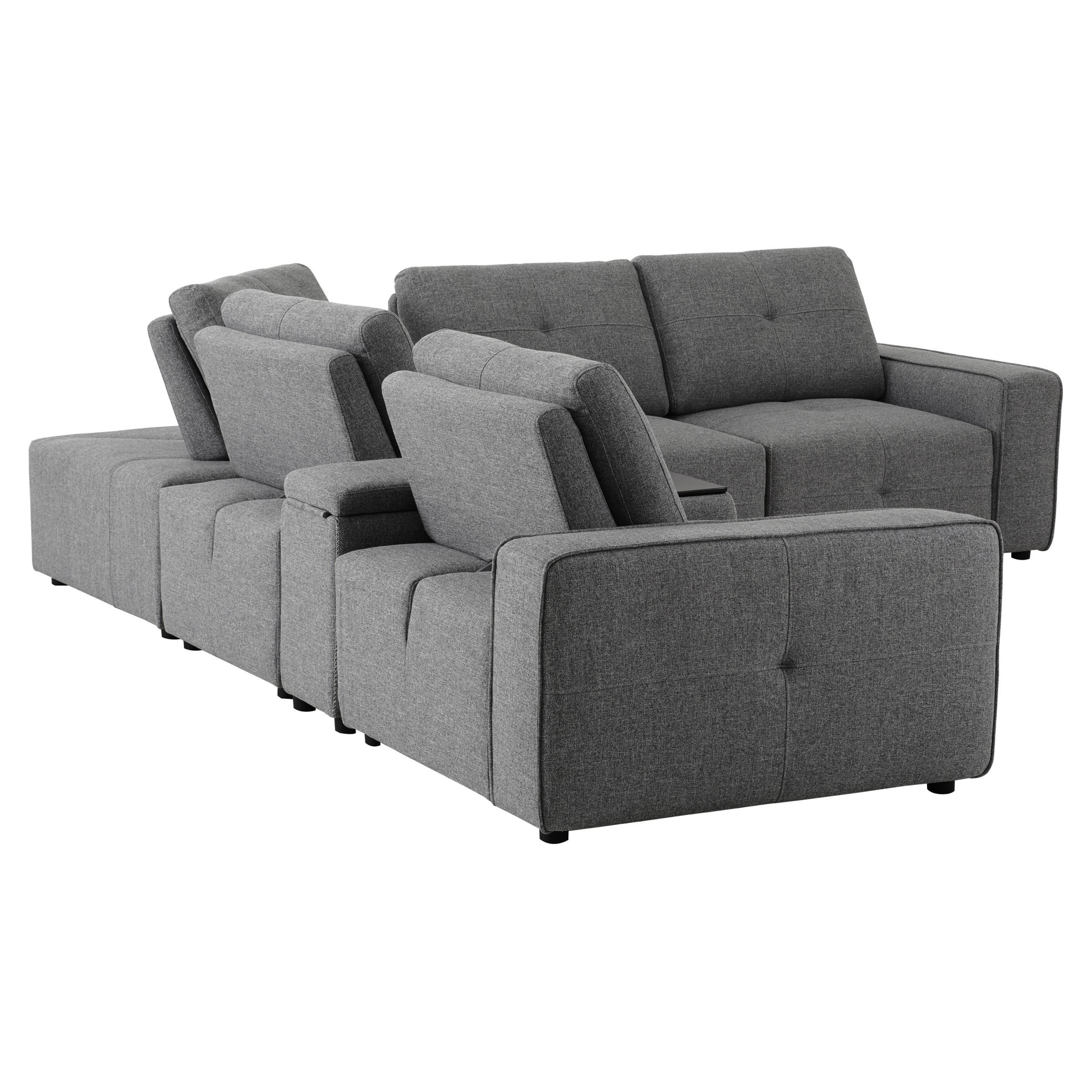 Sofa Sectionnel Modulaire En Tissu Collection Rohan Primo ROHAN 6 MCX