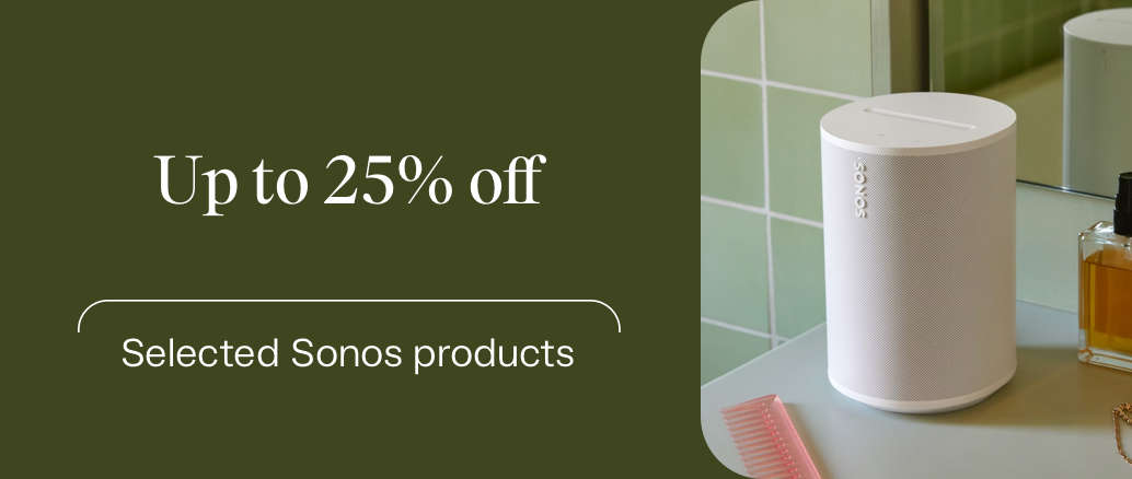 05 - 25% de rabais sur items sélectionnés Sonos - EN
