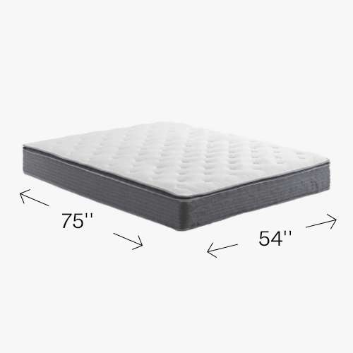 Matelas dans une boîte pour lit double