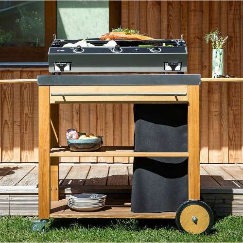 Chariots et dessertes pour plancha