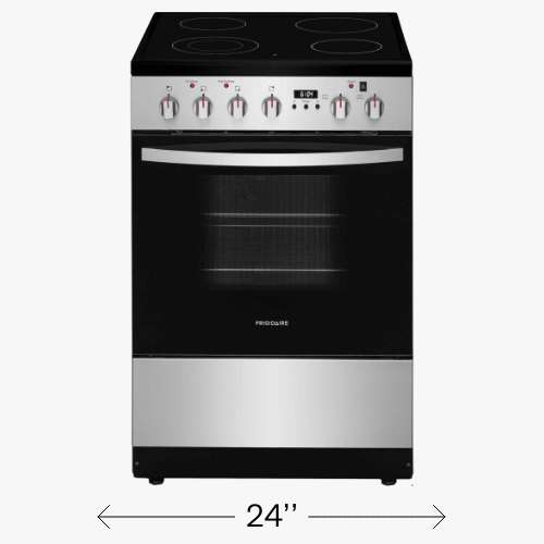 Cuisinières électriques de 24 pouces de largeur