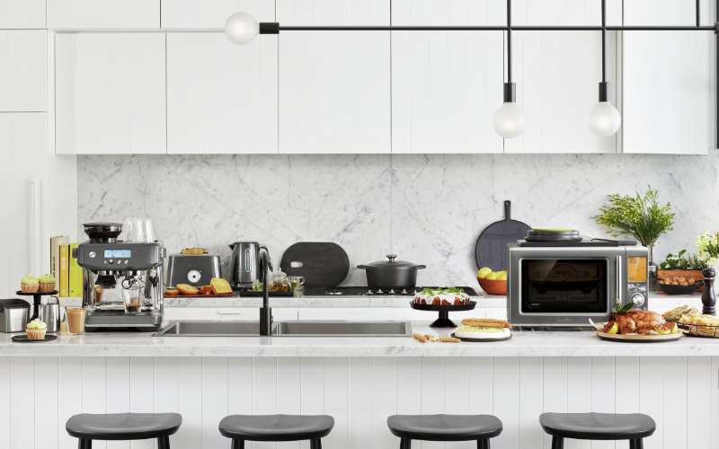 Image ambiance d'une cuisine avec des produits Breville