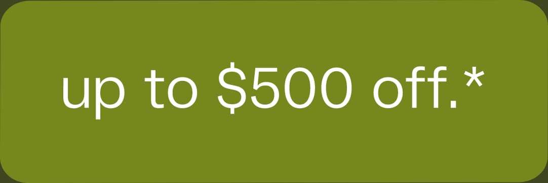 jusqu'à 500$ de rabais