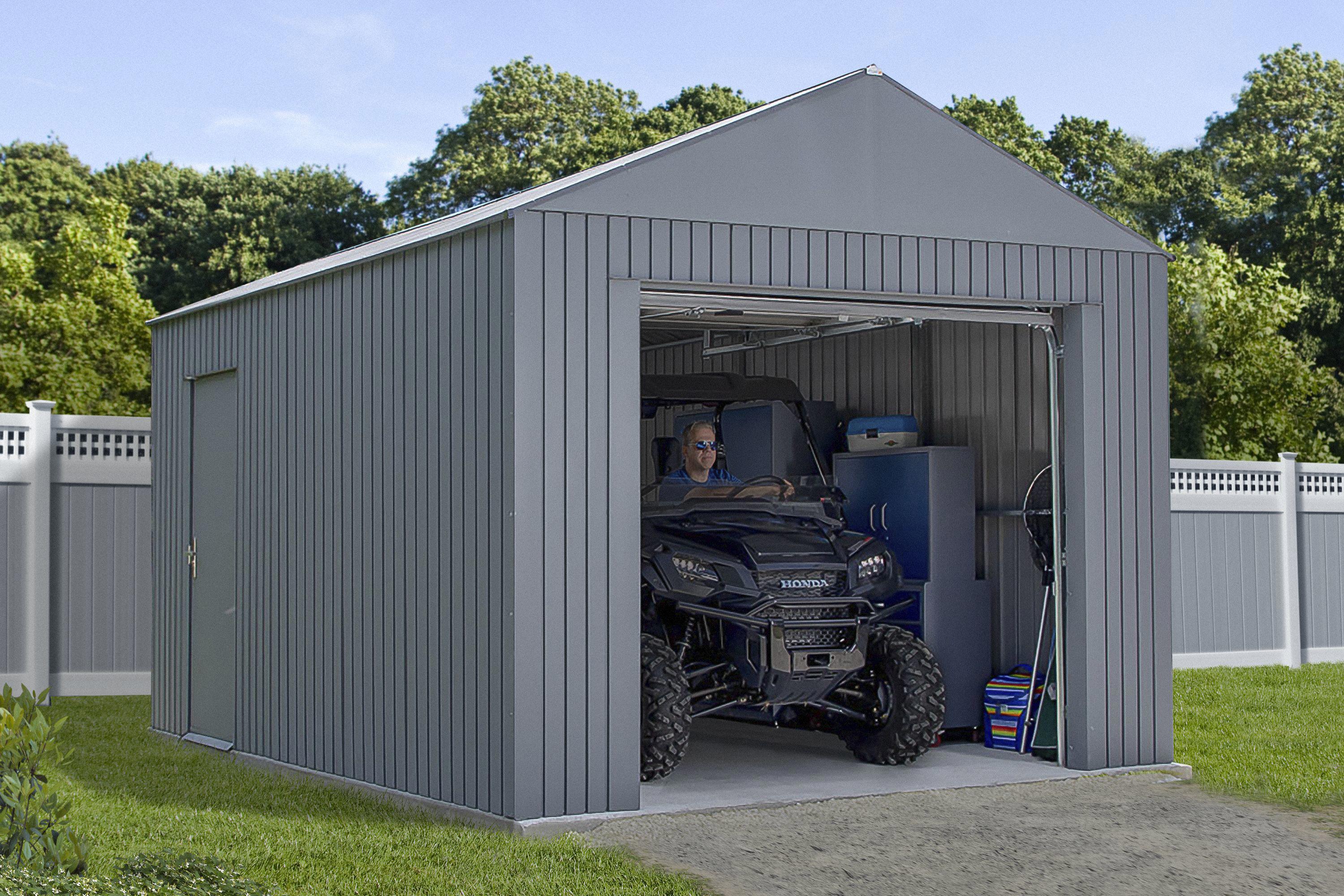 Sojag Everest Steel Garage 12x15' Arrow GRC1215 | Tanguay