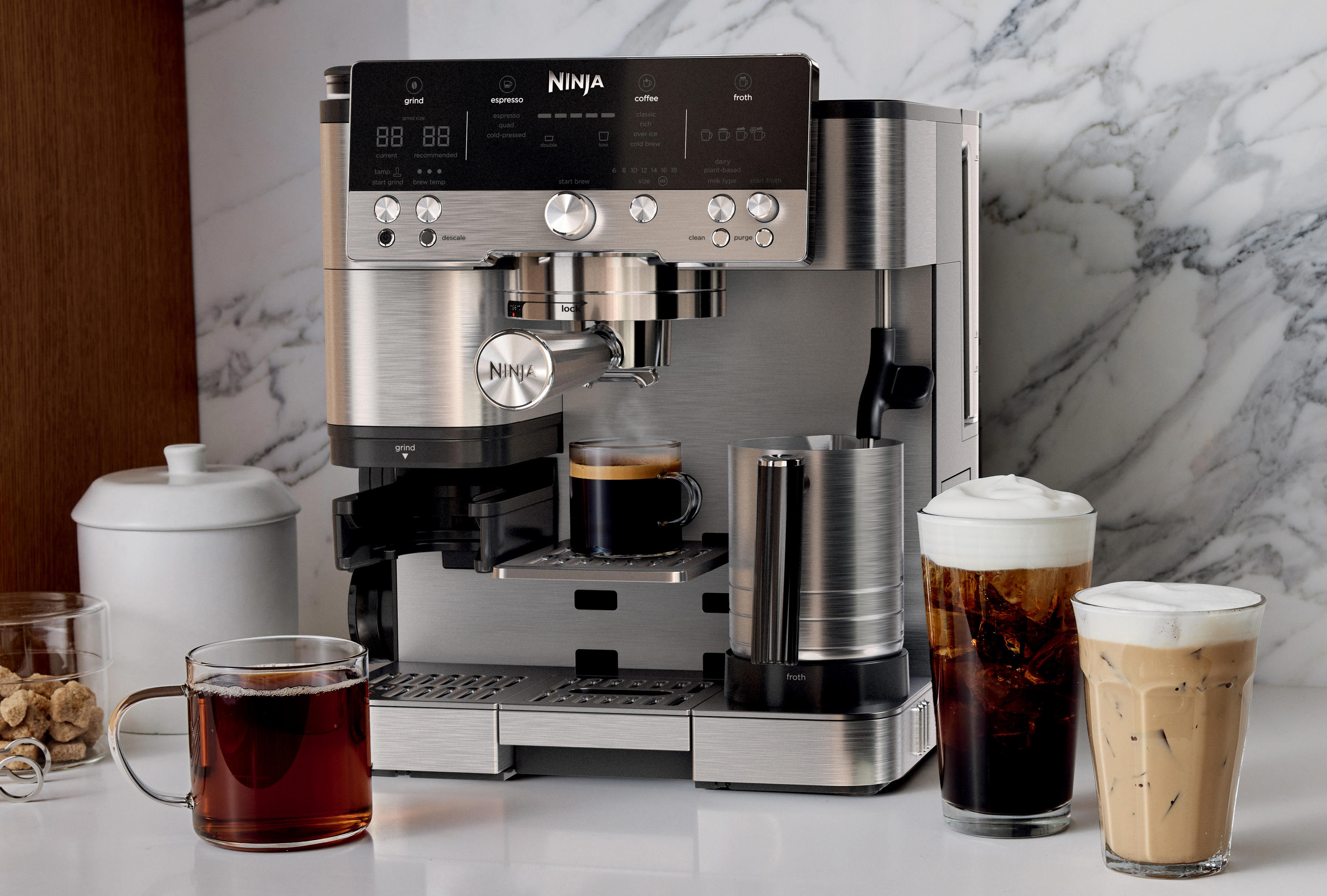 ー品販売  Luxe™ Ninja Café Machine Espresso 3-in-1 Series Premier Coffee