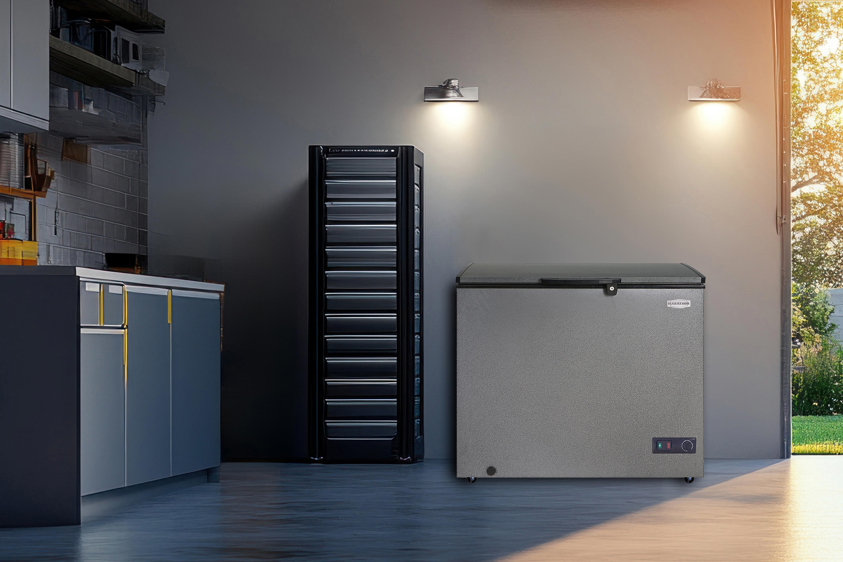 7 cu. ft. Chest Freezer - 37 in Marathon MCF701GRD | Tanguay