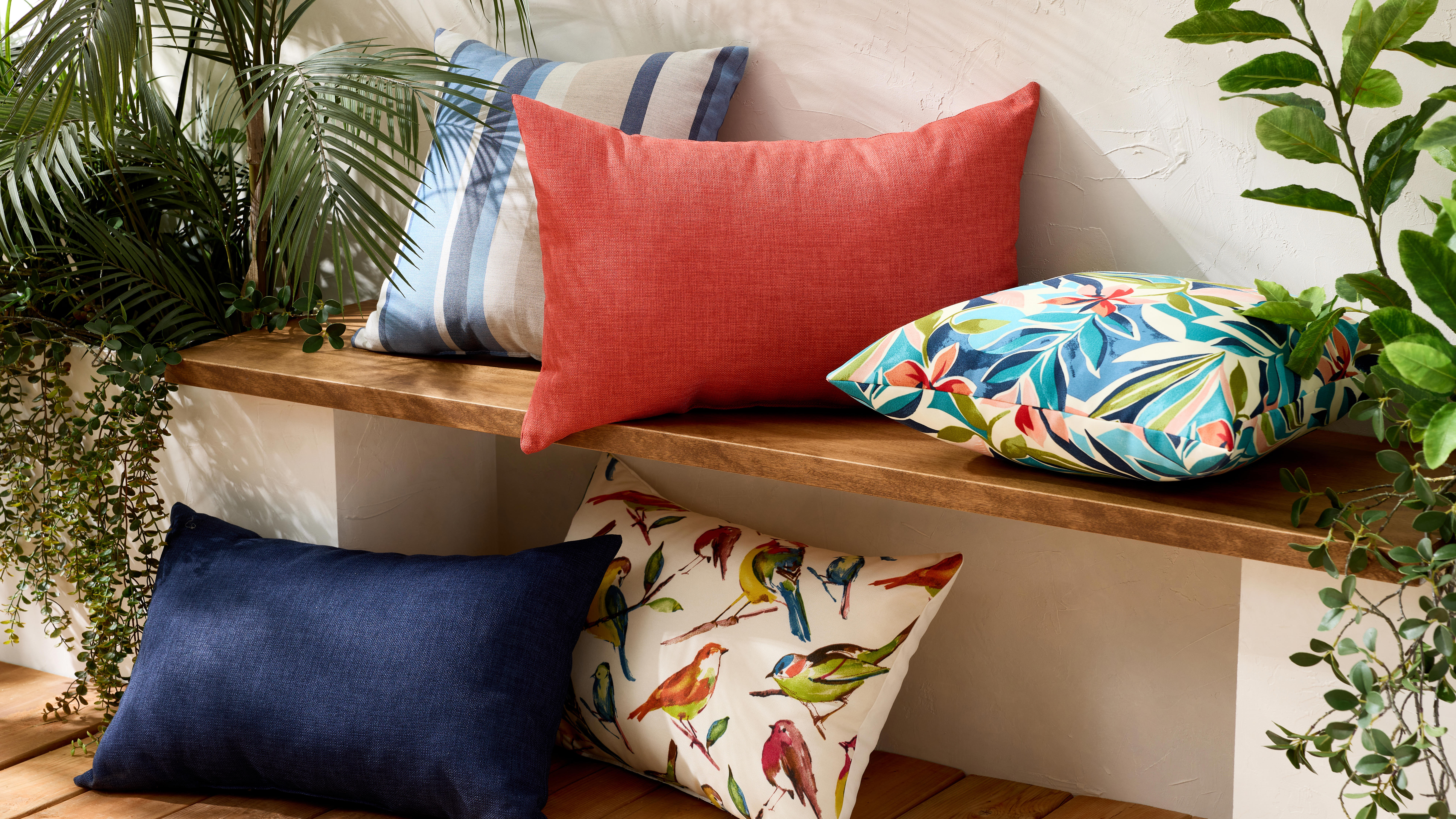 We offer 20% off selected outdoor cushions.