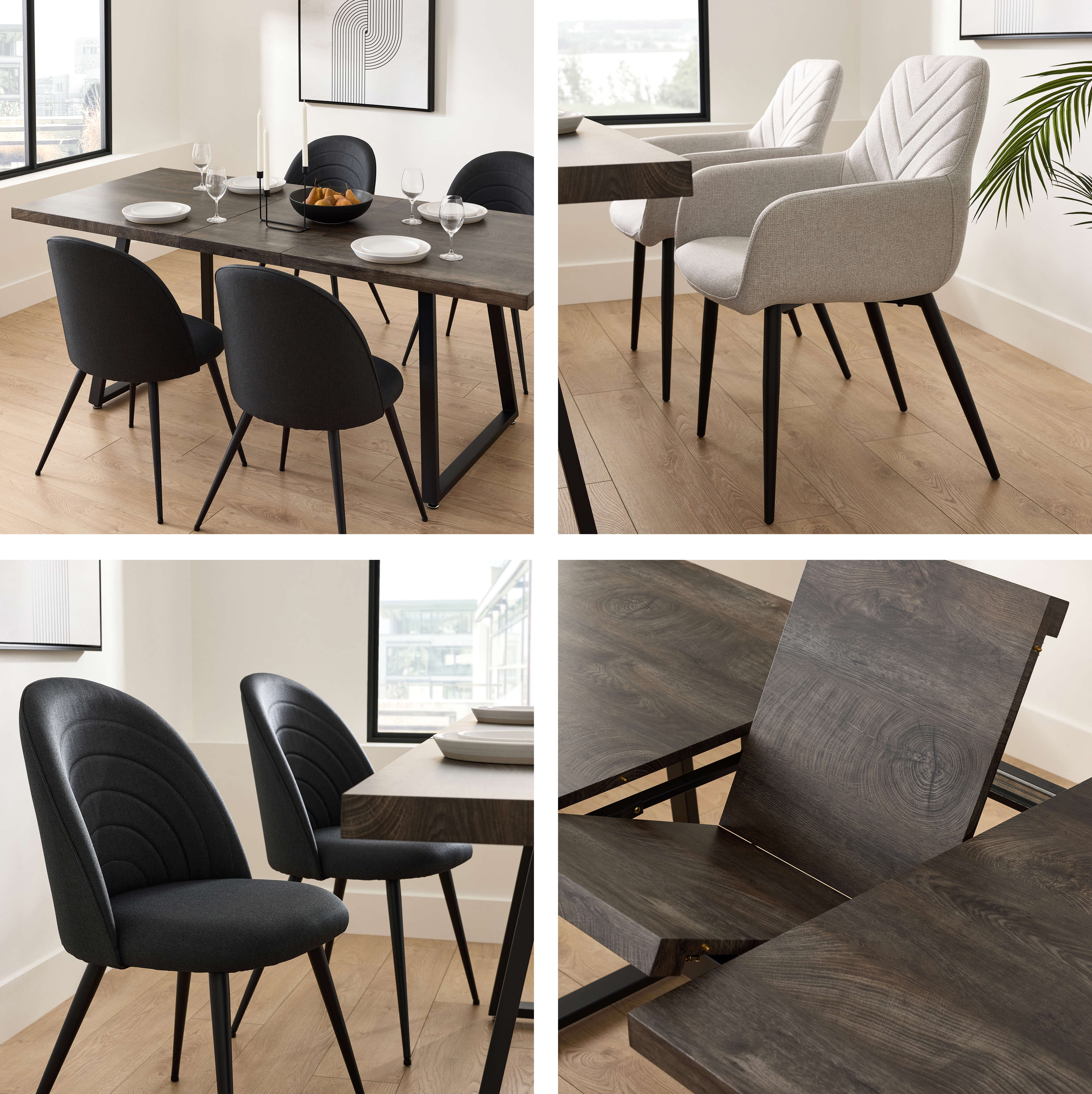 Dining Table with Integrated Extension Tuff Avenue DT-20007