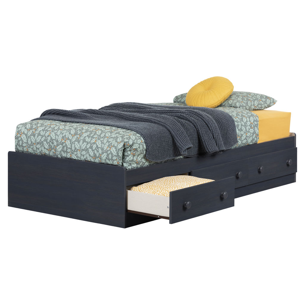 Summer Breeze Mates Bed with 3  Drawers - Twin