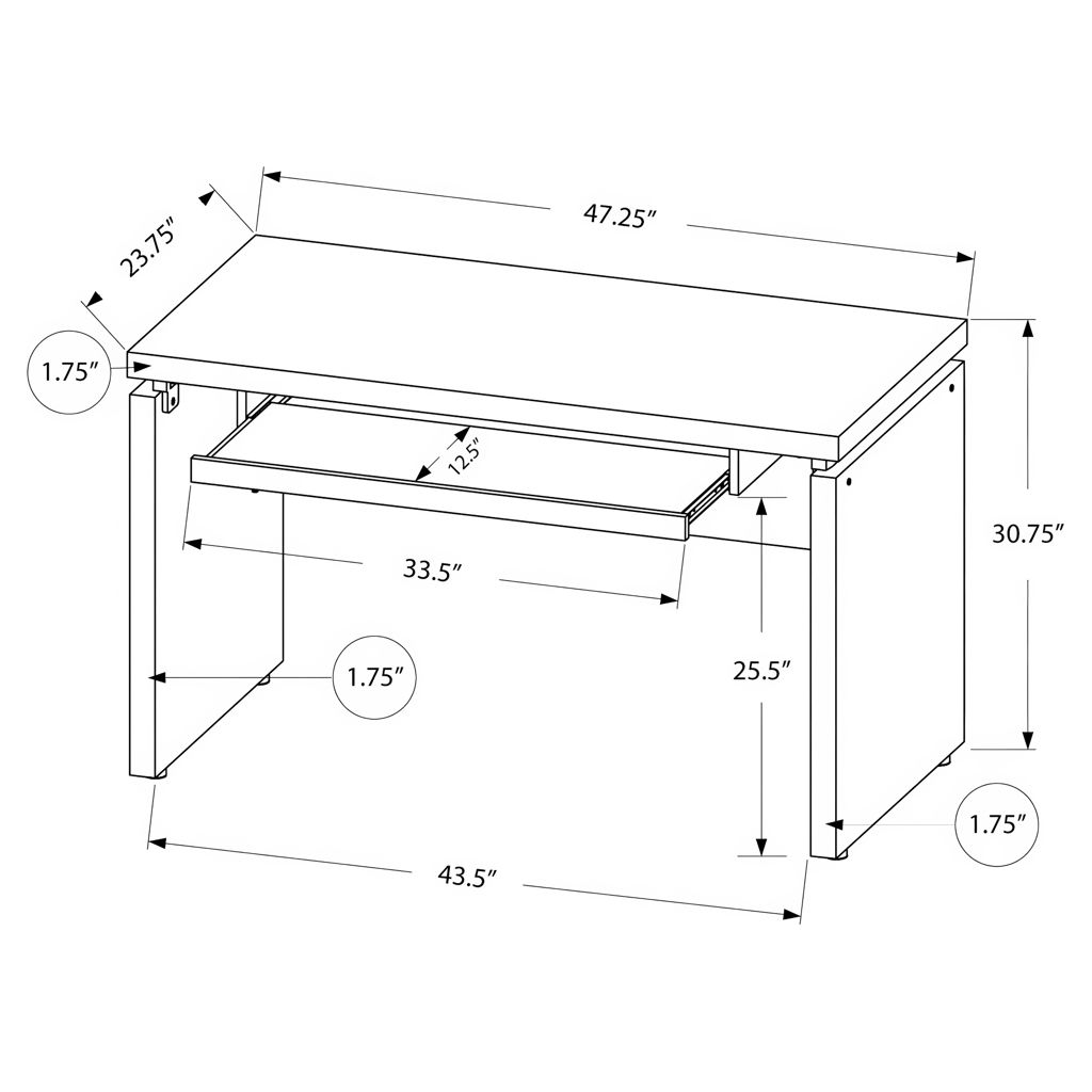 Bureau de travail