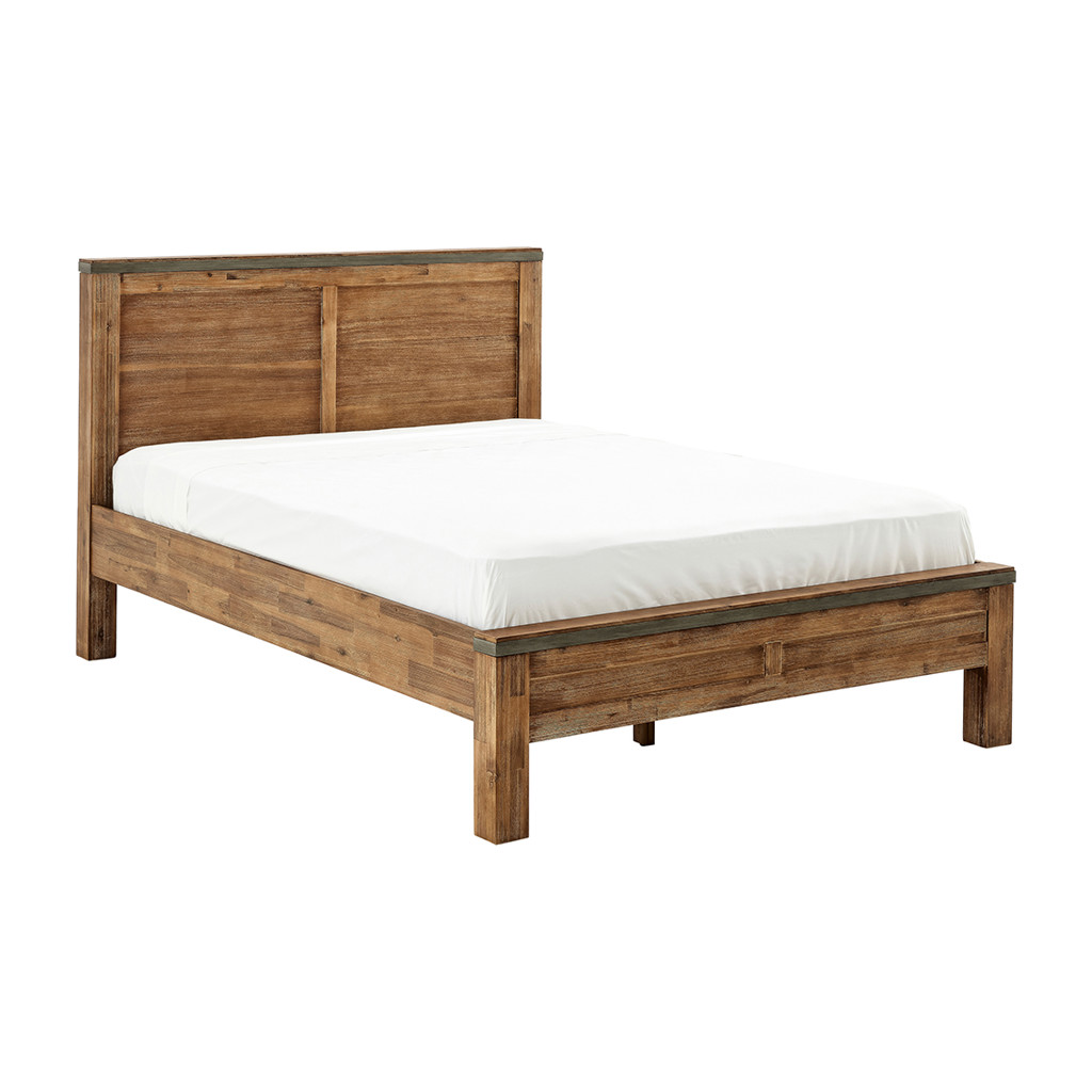 Mimosa Bed with Wood Headboard (King)