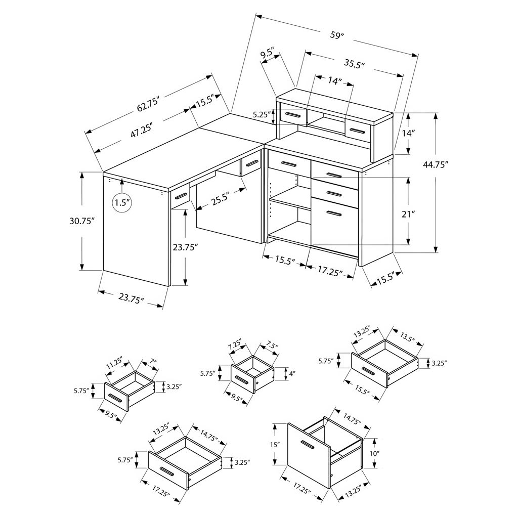 Bureau de travail