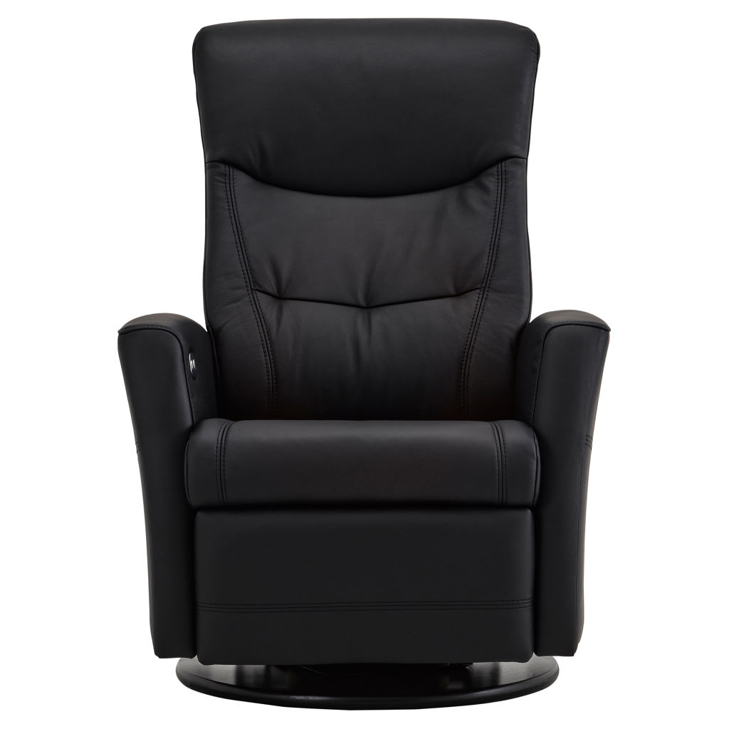 Fauteuil inclinable motorisé en cuir - Petit