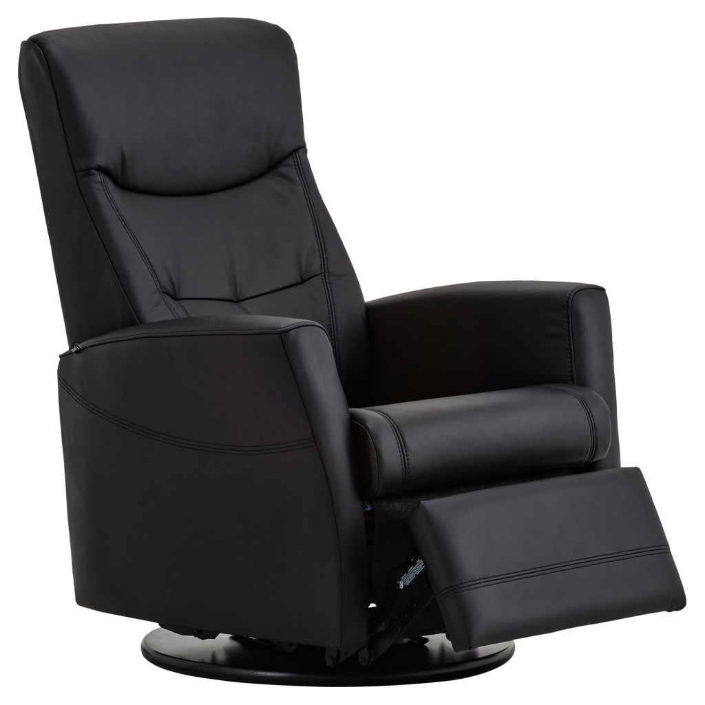 Fauteuil inclinable motorisé en cuir - Petit