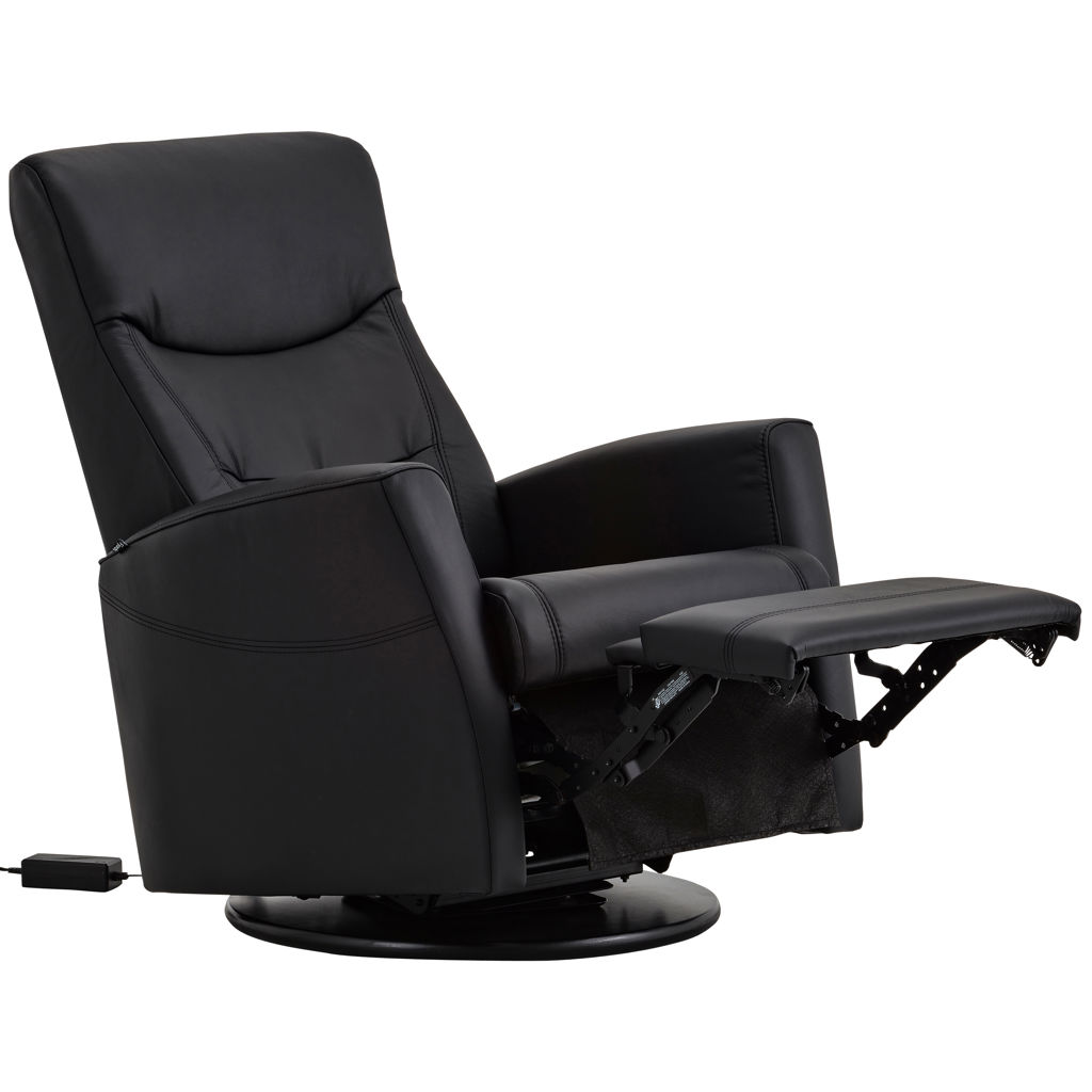 Fauteuil inclinable motorisé en cuir - Petit