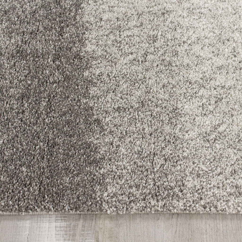 Sable Grey and Cream Shaded Area Rug - 5' X 8'