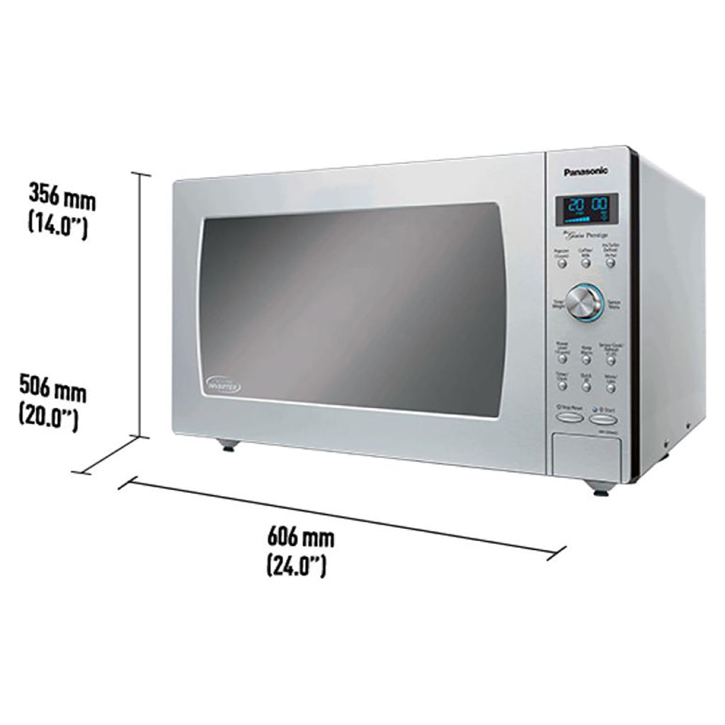 2.2 cu. ft. Genius Microwave Oven 1200W - Stainless Steel
