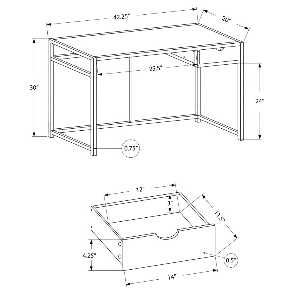 Bureau de travail