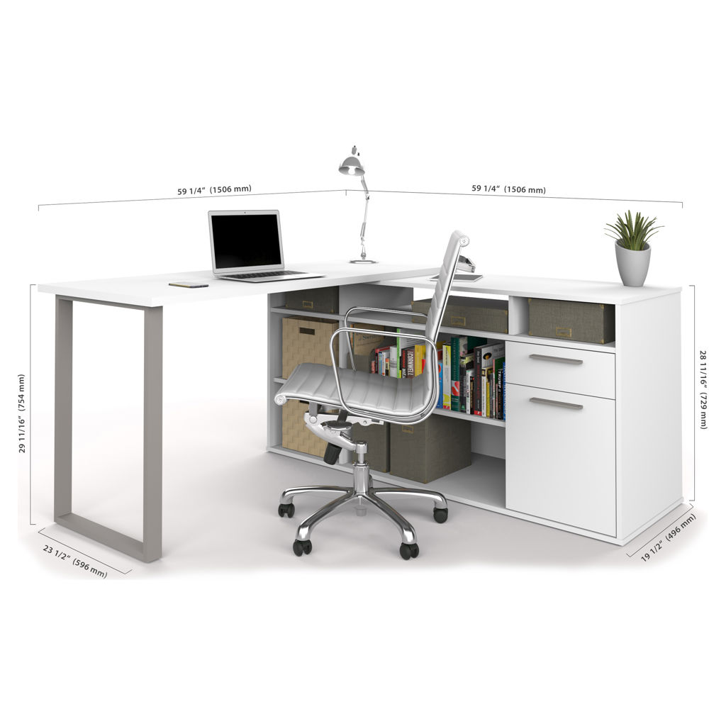 Bureau de travail en L - Solay