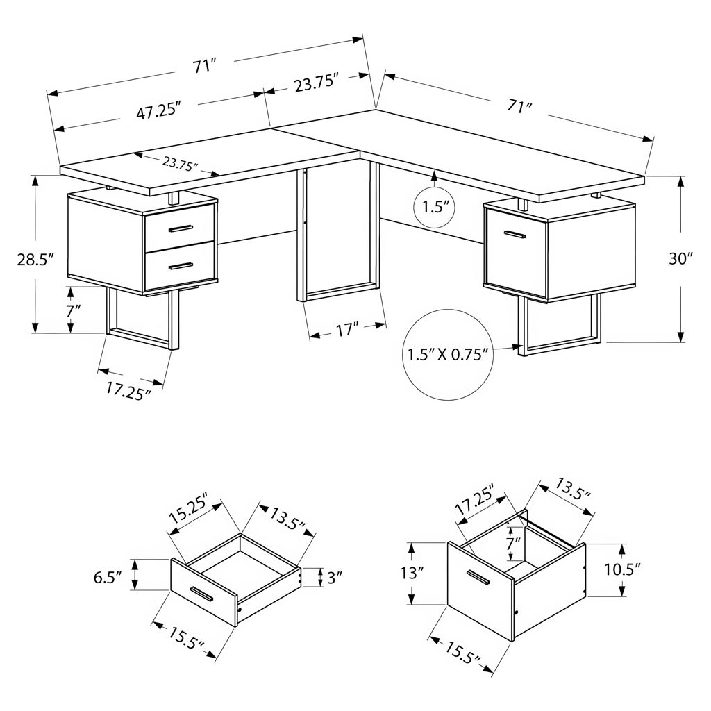 Bureau de travail