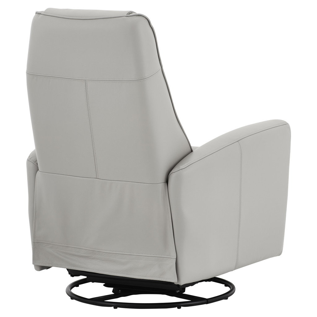 Leather power recliner