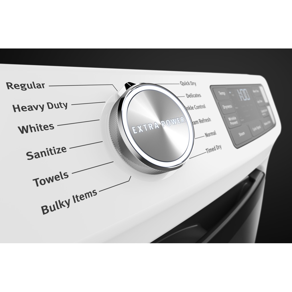 7.3 Cu.Ft. Front Load Electric Dryer with Extra Power and Quick Dry Cycle