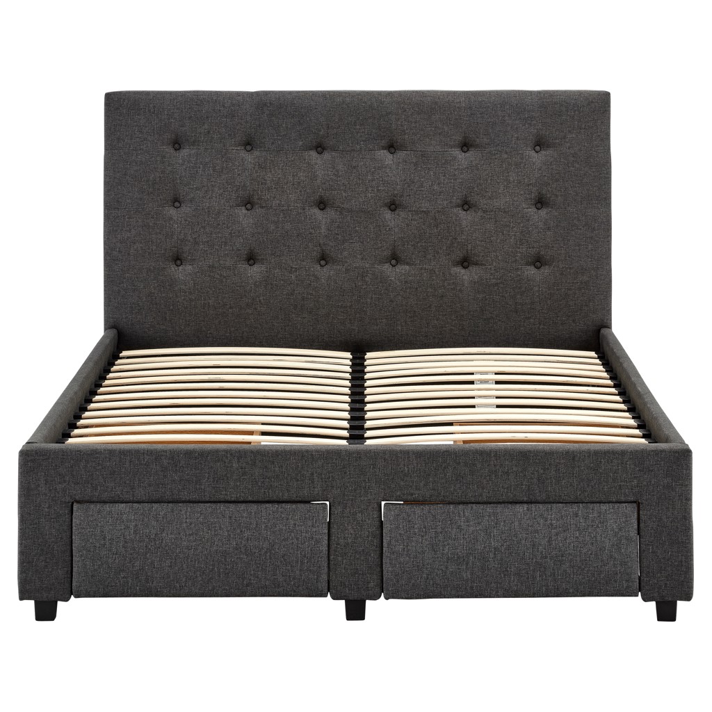 Upholstered Bed with Storage (Queen)