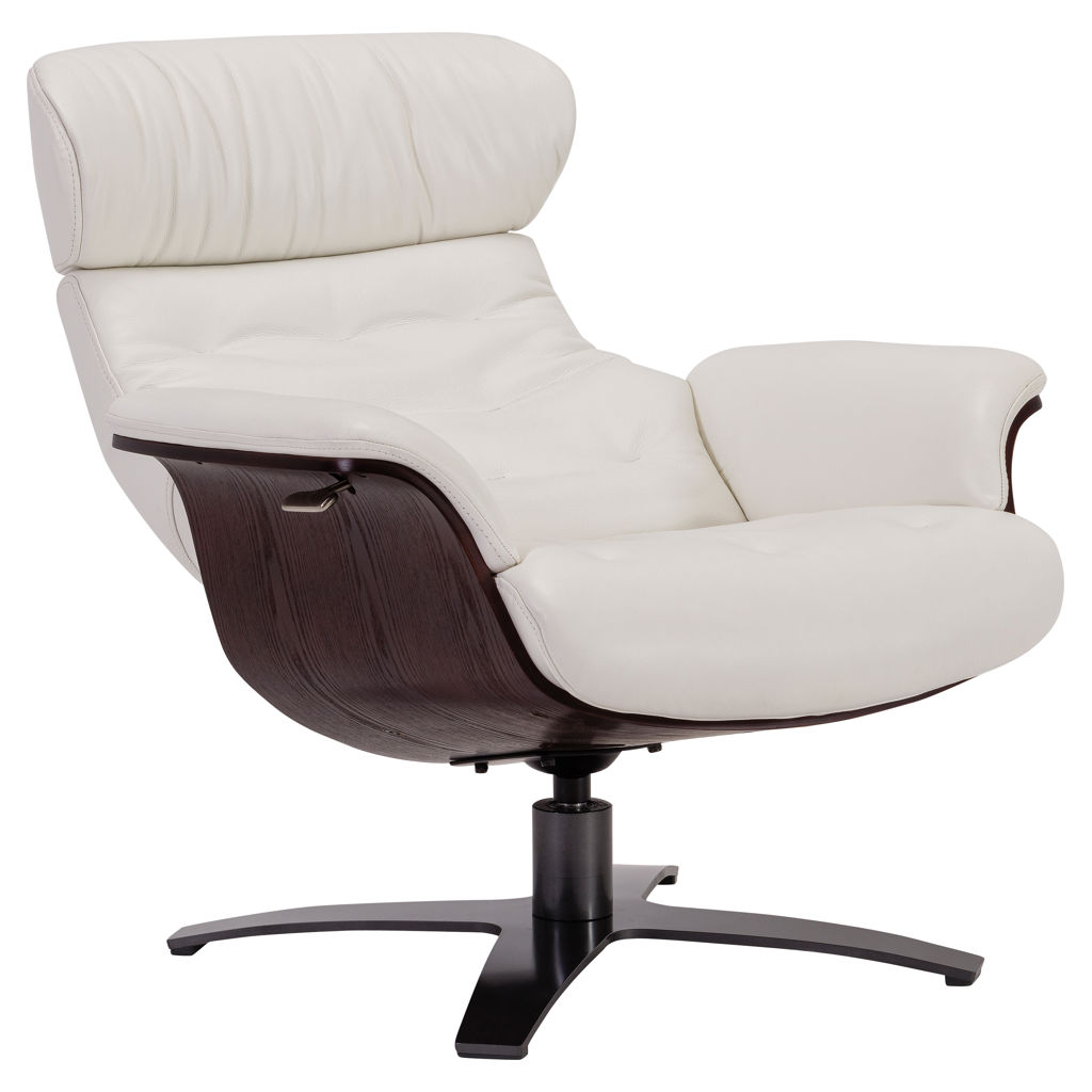 Fauteuil inclinable en cuir