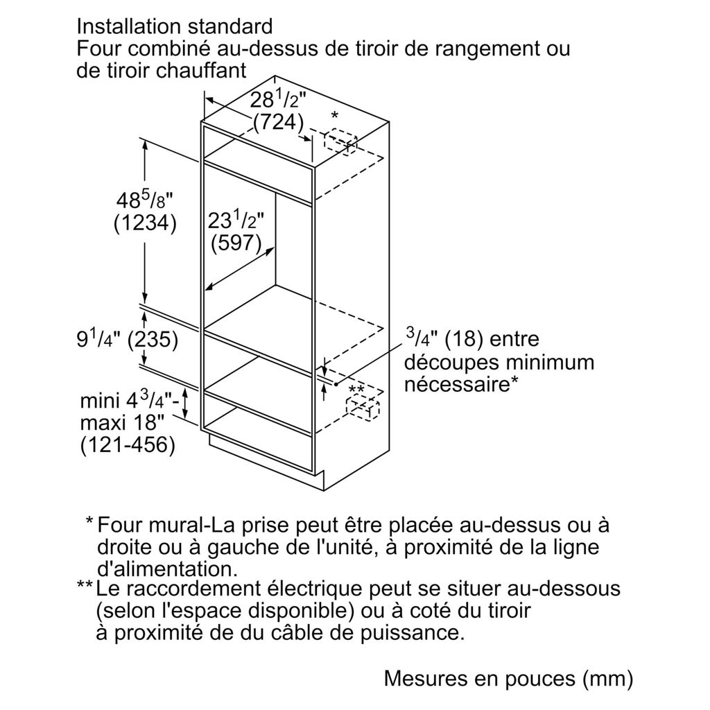 Four encastré combiné à cuisson rapide