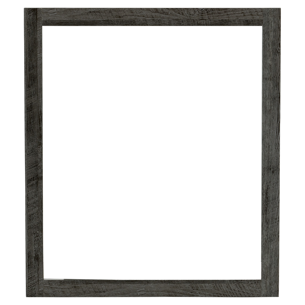 Rectangular mirror, country gray