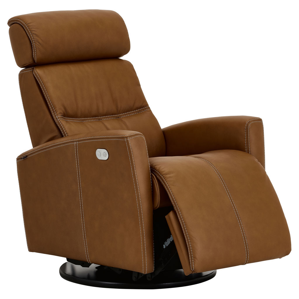 Fauteuil inclinable motorisé en cuir - Petit