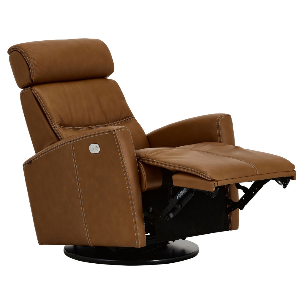 Fauteuil inclinable motorisé en cuir - Petit