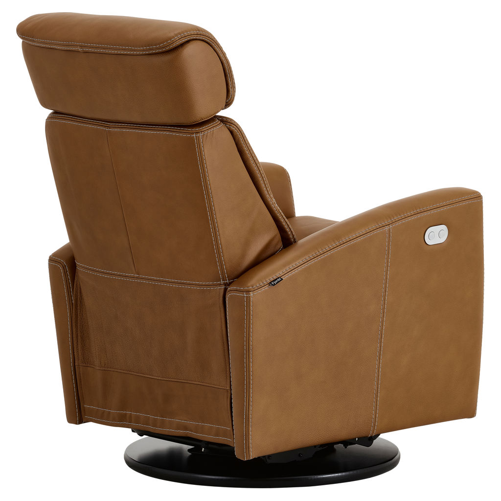 Fauteuil inclinable motorisé en cuir - Petit