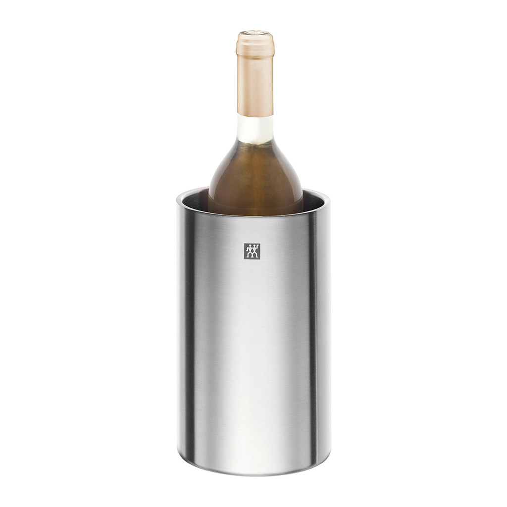 Stainless steel wine bottle chiller