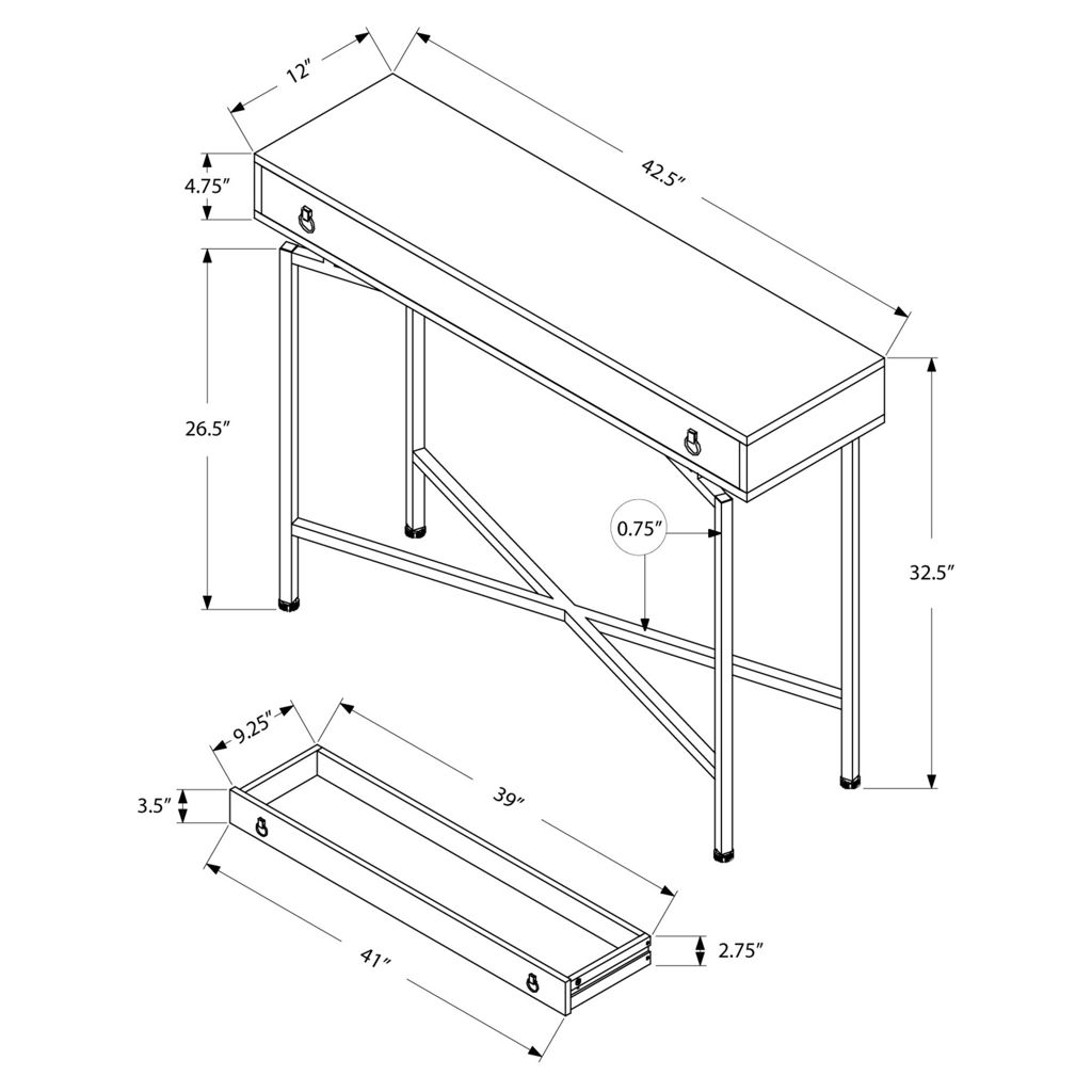 Table console