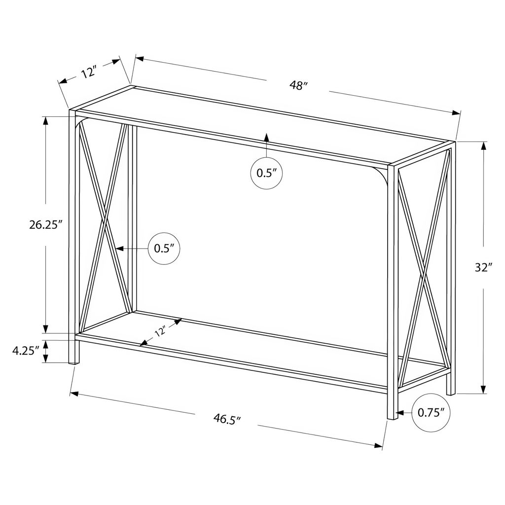 Table console