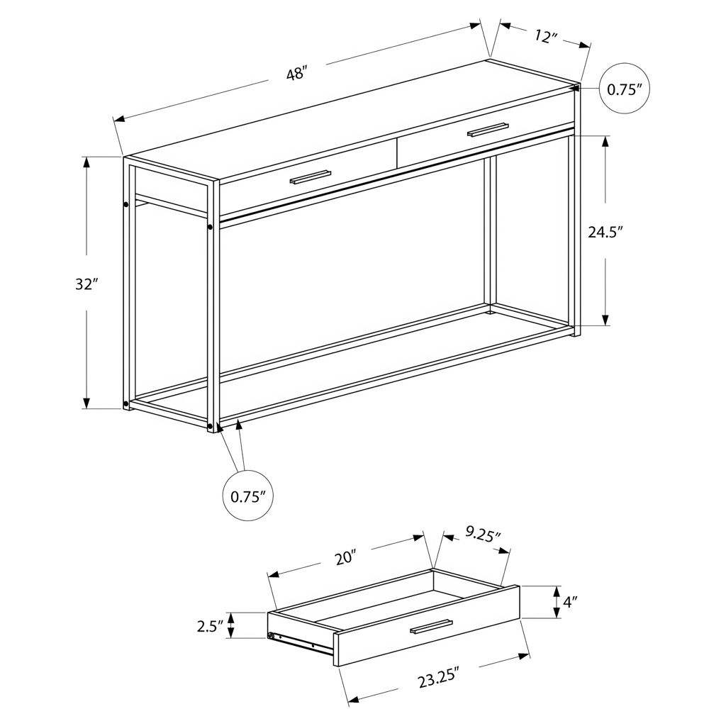 Table console