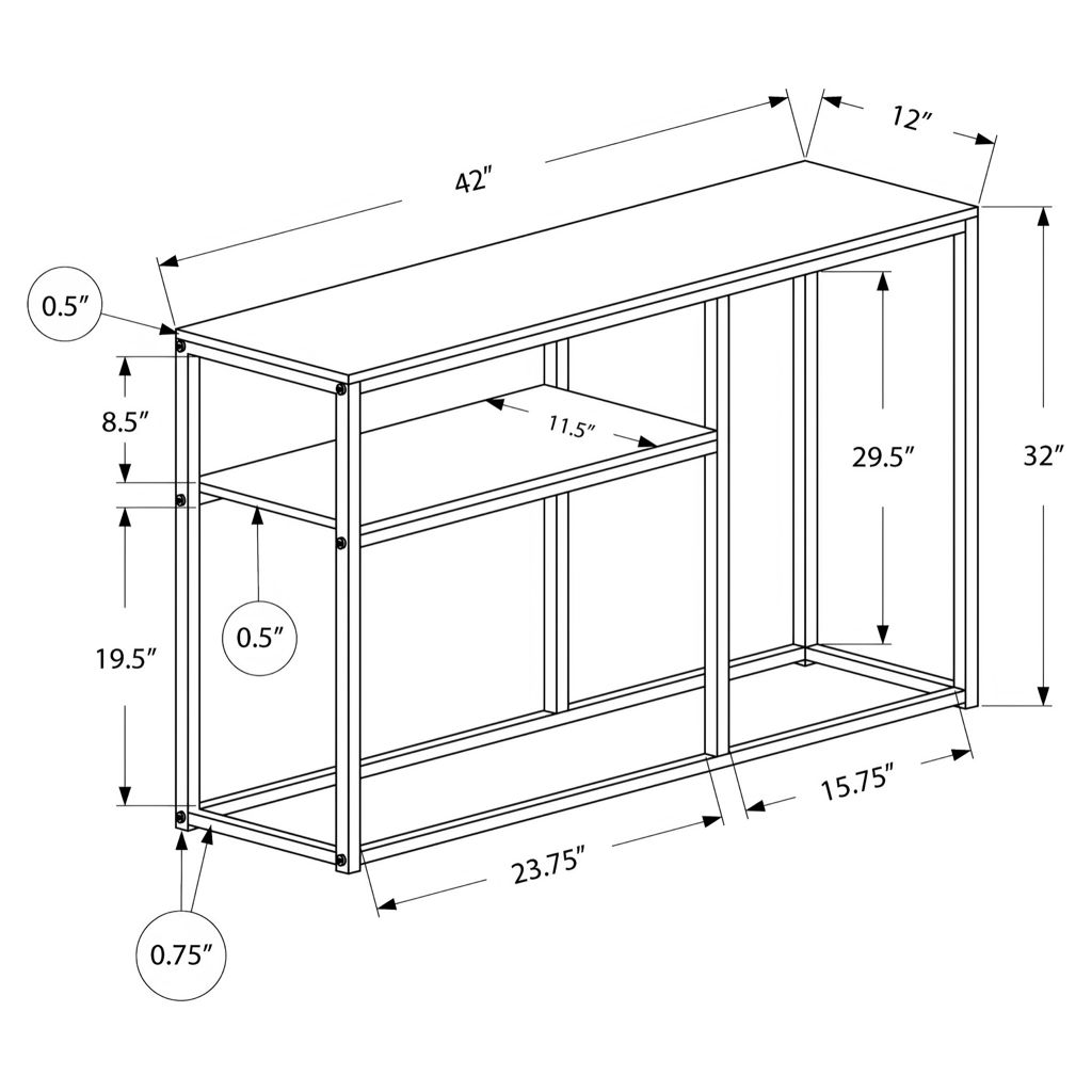 Table console