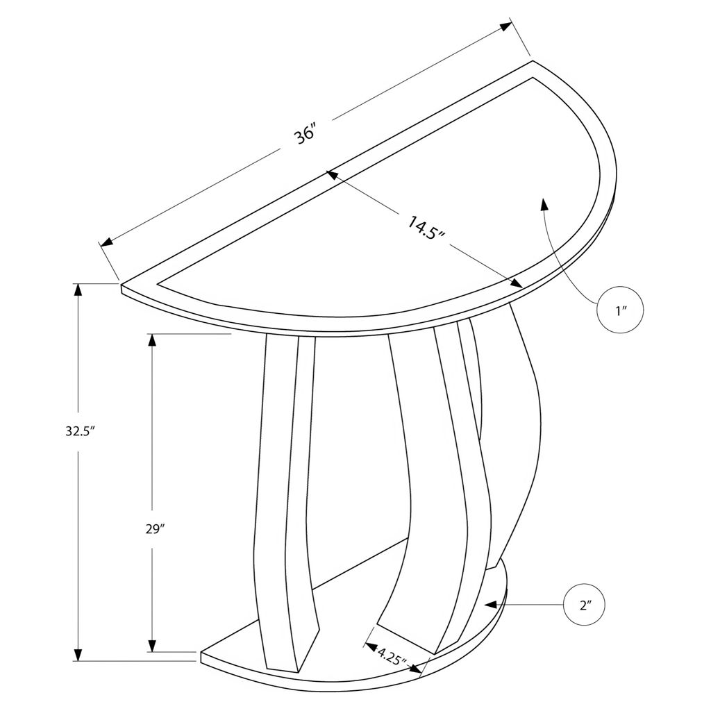 Table console