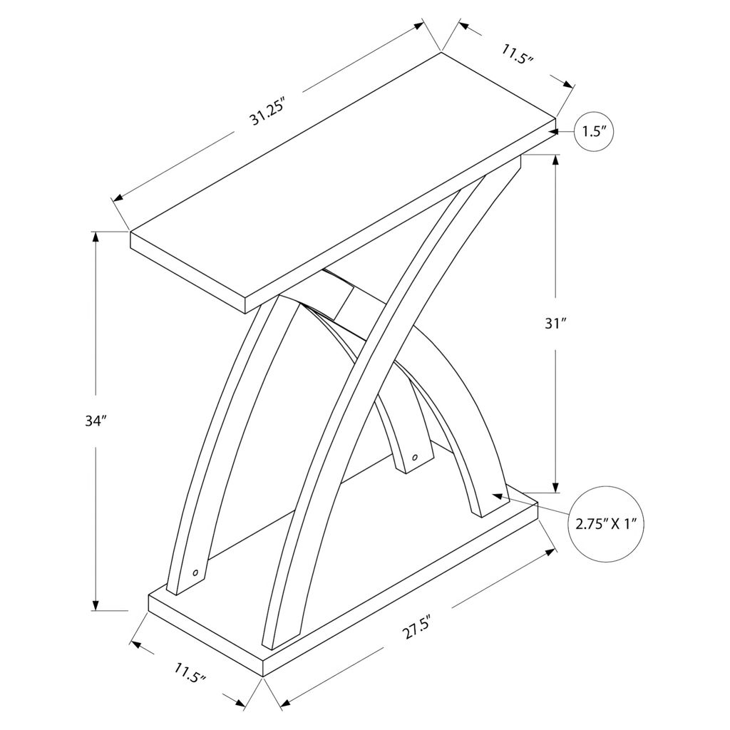 Table console