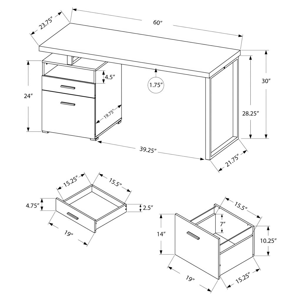 Bureau de travail