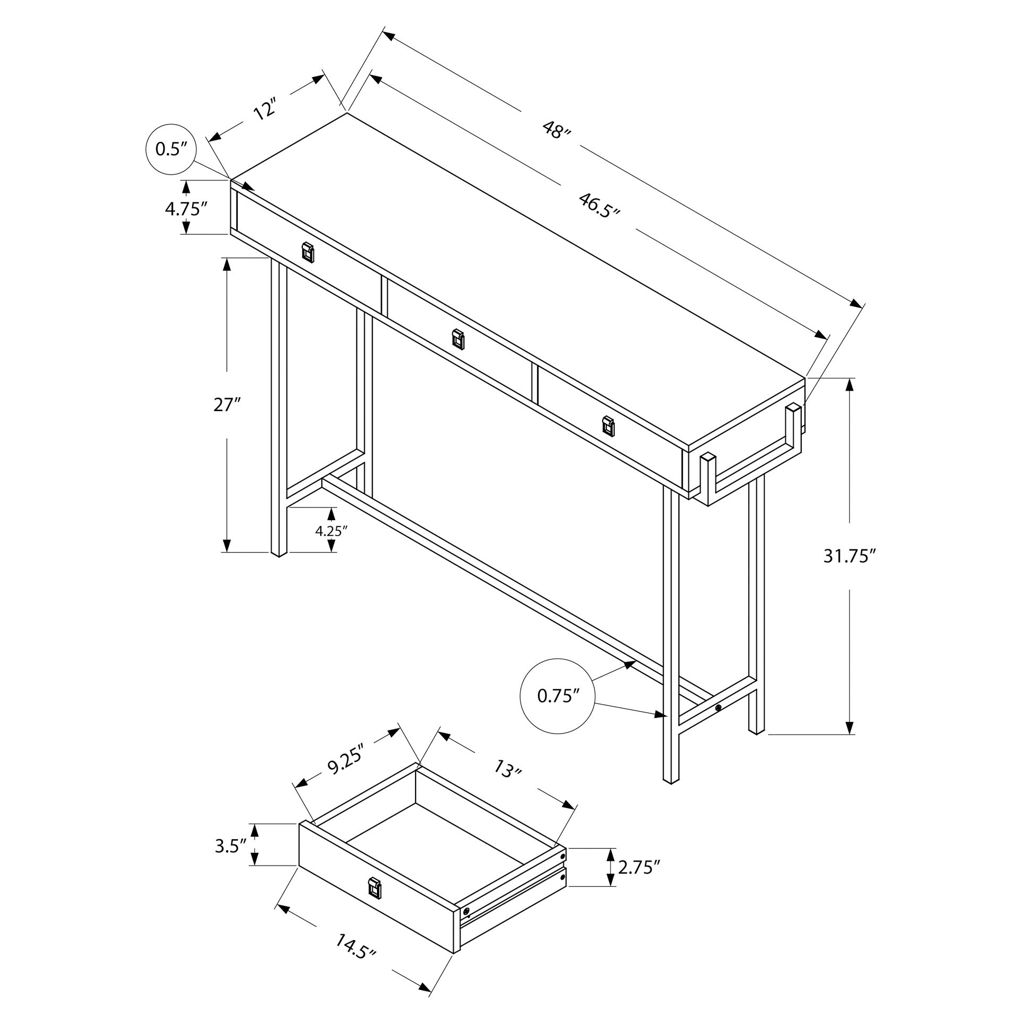 Table console