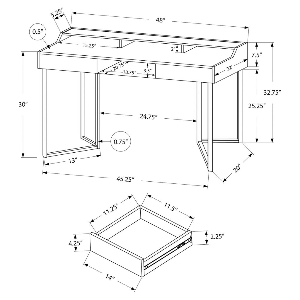 Bureau de travail