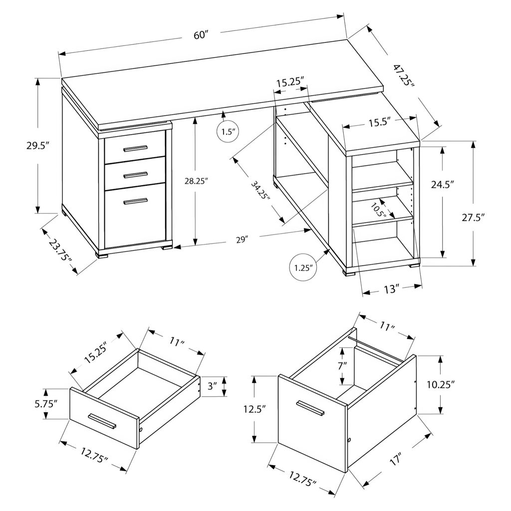 Bureau de travail