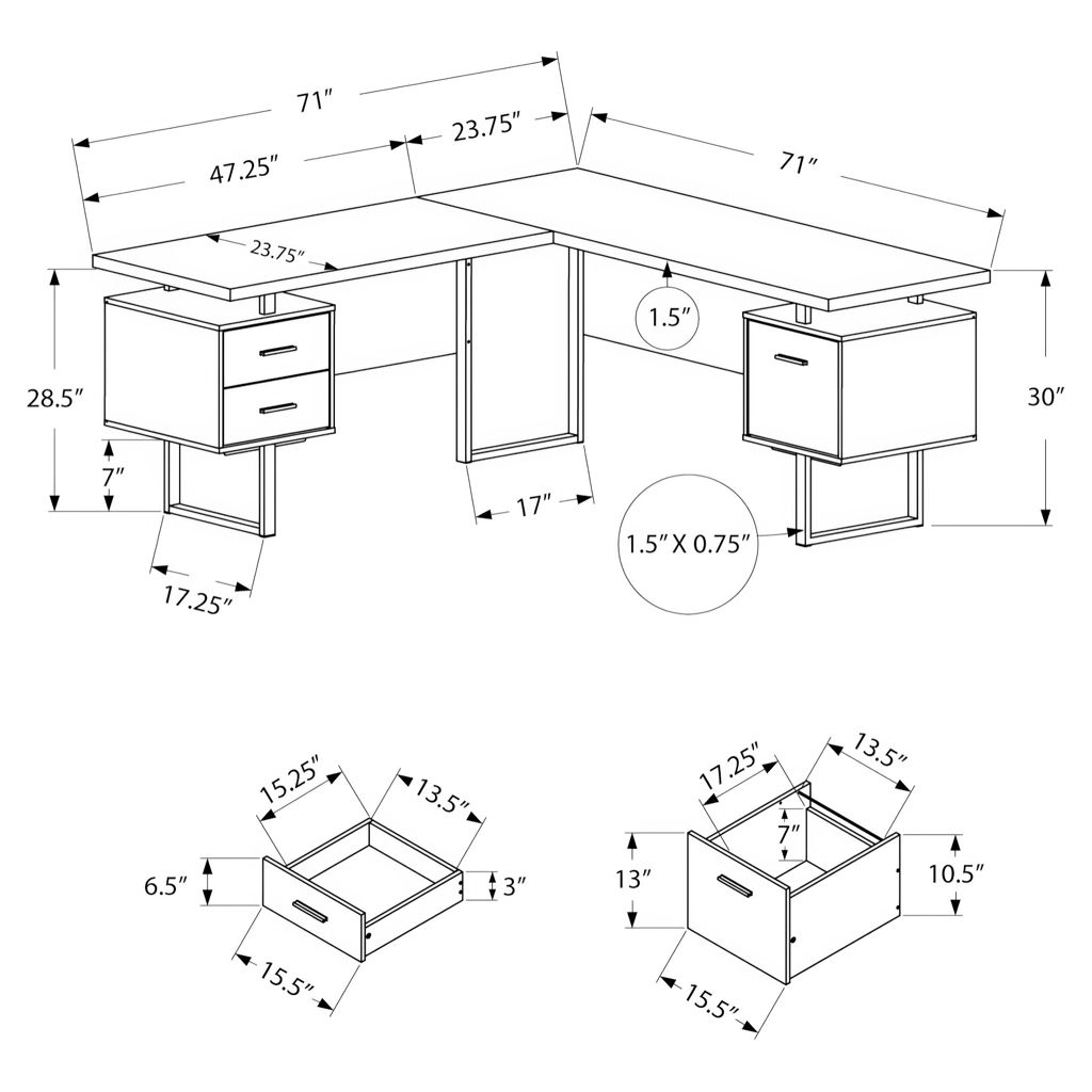 Bureau de travail