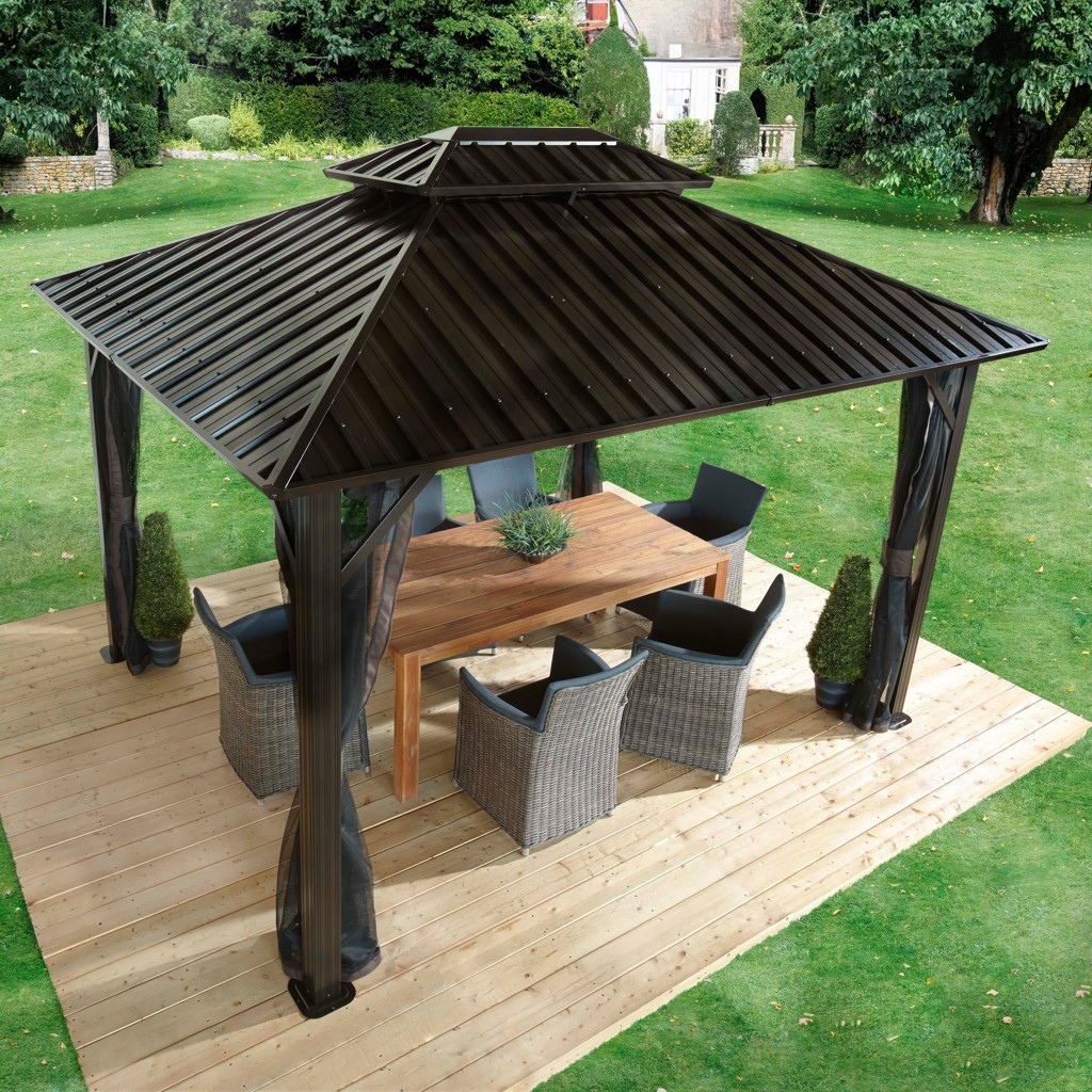 Gazebo Genova Double Toit 12 pi x 14 pi