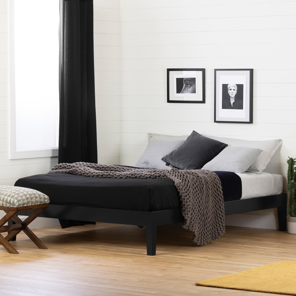 Vito Collection Solid Wood Platform Bed Base (Double/Full)