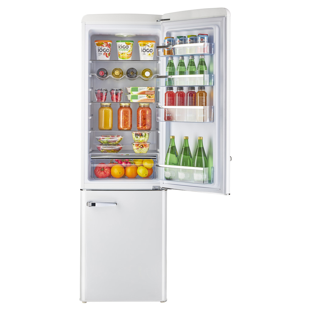 9.0 cu. ft. Classic Retro Bottom Freezer Refrigerator