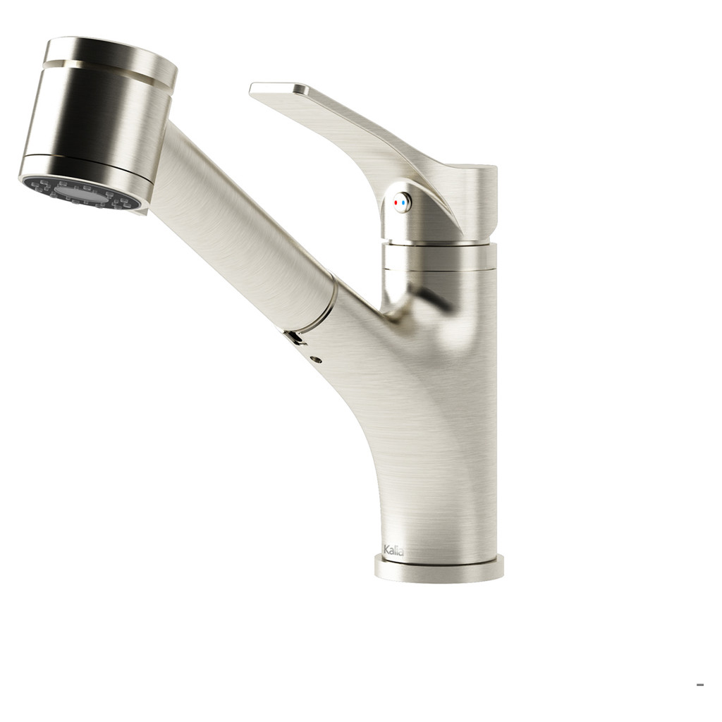 Deka single-control kitchen faucet - Stainless steel PVS