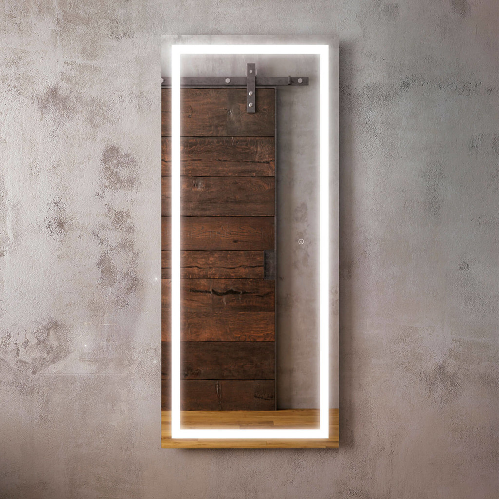 Mirror for wardrobe with LED lighting 24